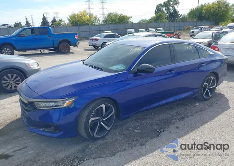 2021 Honda Accord Sport 2.0T из США, поврежденный, VIN 1HGCV2F35MA019639